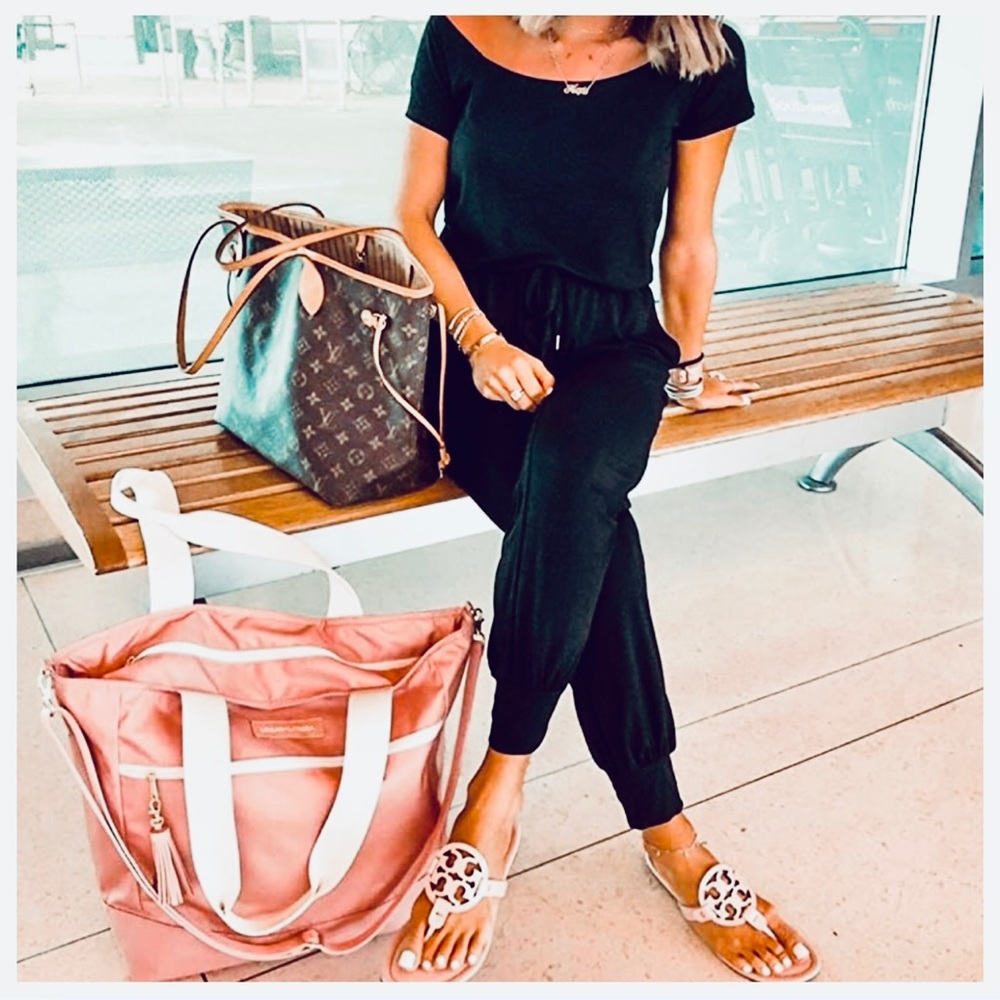 Fabulous on/off the shoulder drawstring jumpsuit - Picture 2 of 7